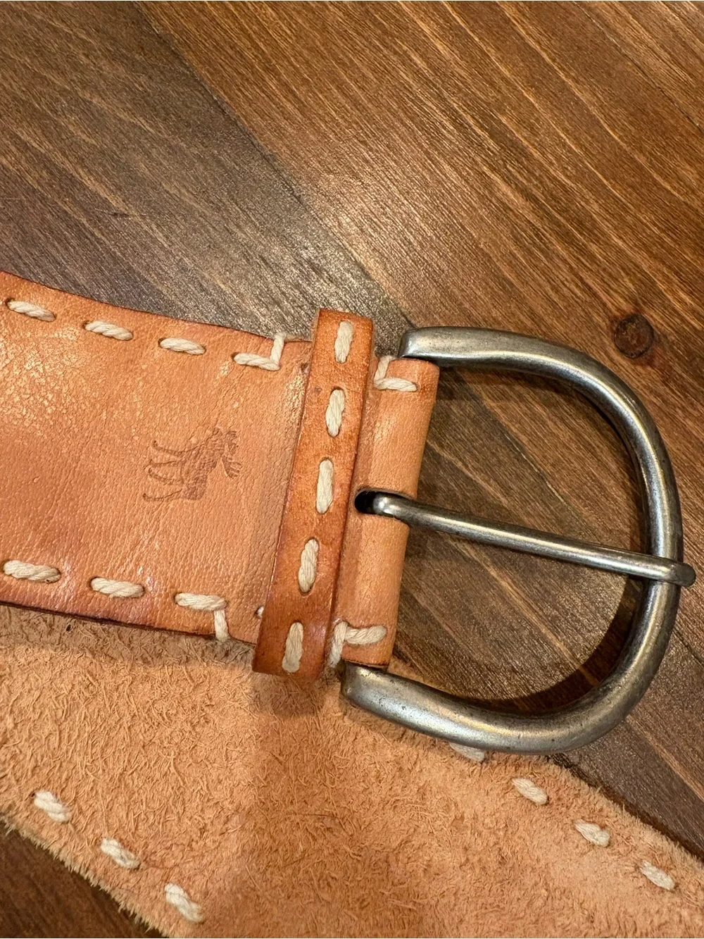 🫎 RARE VINTAGE A&F Stitched Leather Belt